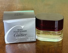 Must Pour Homme de Cartier EDT Splash Miniature 7.5ml Original Formula 2000 picture