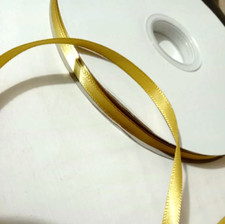 2x 100y/91m Gold Polyester Ribbon for Wedding Party Favor Boxes Gift Decoration picture