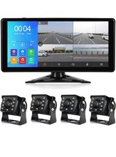 EVERSECU 4k 10.36” Touch Screen RV Backup Camera System W 4x 1080p AHD Cameras picture