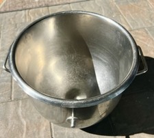 Hobart A200 20 Qt Stainless Steel Commercial Mixer Bowl w/ Handles & Pins picture
