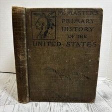 Antique 1901 McMaster’s Primary History of the United States School Book picture