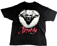Vintage 1992 Bram Stoker Dracula Promotional T-Shirt Original Pre-Owned Black picture