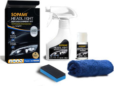 Automotive Headlight Restoration Kit Oxidized and Yellowed Automotive Headlamps picture