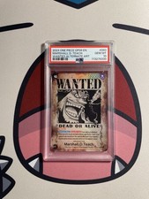 One Piece CCG Marshall D. Teach OP09-093 SR Wanted Alternate Art English PSA 10 picture