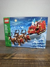 LEGO Santa's Sleigh Christmas Toy Set with Reindeer & Santa Figurine 40499 picture