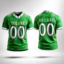 NEW Tulane Green Wave Mardi Gras City Edition Jersey 2026 Full Size picture