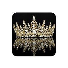COCIDE Gold Tiara and Crown for Women Crystal Queen Crown Rhinestone Tiara for G picture