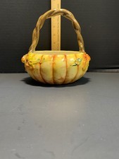 Mascera ceramic basket with twisted handle picture