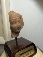 Hellenistic Period  terra-cotta ￼Fragment  face 330-63 B.C.  picture