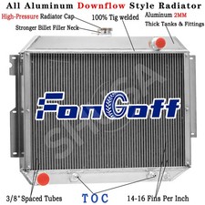 4 ROW RADIATOR fit Dodge Monaco/Polara/Chrysler 300/Plymouth Fury 7.2L 1966-1970 picture