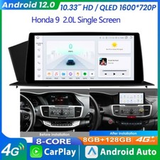 8+128GB Android Car Stereo Carplay Radio GPS Player For Honda Accord 9 2013-2017 picture