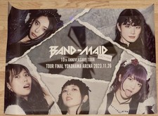 BAND-MAID 10th Anniversary Tour Final 2023 Poster Yokohama Arena Shirt Hanabie. picture