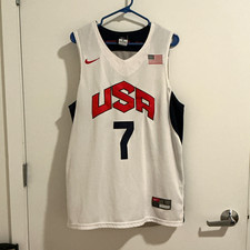 Nike Team USA Basketball Jersey #7 White Red Blue USA Basketball picture