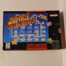 Nintendo Space Invaders (SNES) KA Shooter 1992 NTSC-U/C Manual Included picture