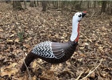 Vintage Smith's Game Calls Inflatable Turkey Hunting Decoy Gobbler-No Stake-NEW picture