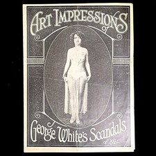 1924 Bijou Theatre Program for George White’s Scandals, Savannah GA picture