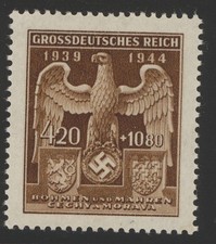 BS Stamp Germany Bohemia Czech Mi 134 Sc 23 1940 WW2 3rd Third Reich Eagle MNH picture