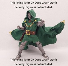 0011 Marvel Legends Adult Collectible Dr.Doom Dedicated DX Deep Green Outfit Set picture