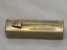 antique MARCEL GUERLAIN PARIS Le Superbe ornate metal lipstick dispenser case picture