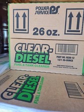Power Service Clear Diesel Fuel & Tank Cleaner Stabilizer case 12/ 26oz bottles picture