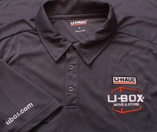 U-Haul Uhaul Employee Uniform Polo Shirt, Mens Medium,  NEW picture