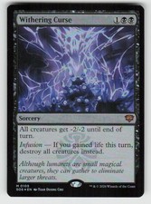 Foil Withering Curse 105 Mythic Secrets of Strixhaven Near Mint picture