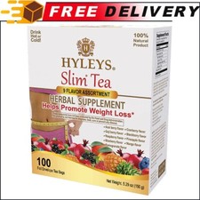 Hyleys Slim Tea 9 Flavor Assortment 100 Ct - Weight Loss Herbal Supplement picture