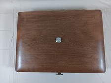 Vintage 6 Slot Watch Storage Box With Helbros Watch Face picture