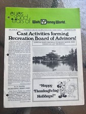 1976 Vintage Rare Disney original Document Eyes and Ears Publication. VOL.6 #48 picture