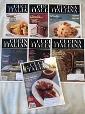 Complete 2011-12 La Cucina Italiana Magazines Vol. 25-31Italian Recipes picture