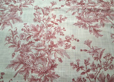 1 1/4 yds Laurel Cottage #1176 Marianne Elizabeth Benartex Fabric Pink Floral picture