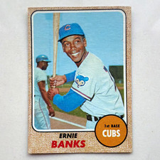 Topps 1968 Ernie Banks #355 Chicago Cubs Base Set Baseball Card picture