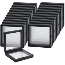 20 Pcs Black 3D Floating Display Case 4.3 x x x x 0.8in, picture
