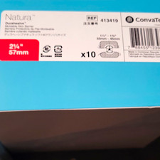 ConvaTec Natura Durahesive Moldable Skin Barrier Flat 57mm 413419 x10 picture