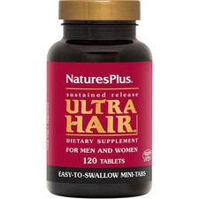 Natures Plus Ultra Hair, Sustained Release 120 Easy to Swallow Mini Tablets picture