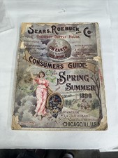 Antique Sears Roebuck And Company Catalog #102 1896 Original Chicago picture