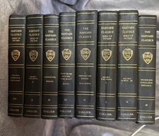 1909 Harvard Classics Collier 8 Volume Lot Books 1,2,11,18,20,21,23,26 picture