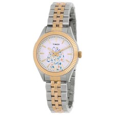 Timex X Peanuts Legacy In Bloom Quartz White Dial Ladies Watch TW2W95100VQ picture