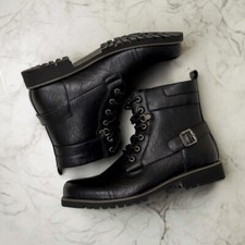 Polar Fox FABIAN Men's Casual Dress Work Motorcycle Combat Mid-Top Boots picture