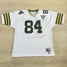 Authentic Mitchell & Ness Green Bay Packers Sterling Sharpe Jersey 75th Sz 52 picture