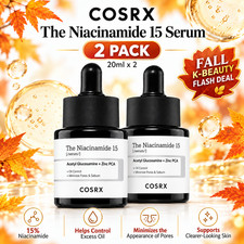 COSRX Niacinamide 15 Serum 20ml x2 Summer Flash Sale K-Beauty NEW SEALED picture