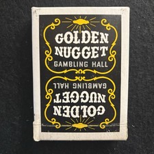 RARE Vtg 1967 Playing Cards Golden Nugget Gambling Hall Las Vegas Casino MINT picture