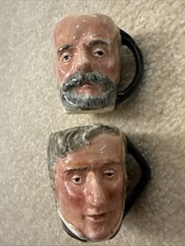 Miniature Lancaster & Sandland Toby mugs for composers Tschaikovsky and Chopin picture