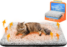Self Warming Cat Bed, 2.0 Upgraded Thermal Mat for Indoor Cats, 22 x 34 In picture