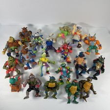 Lot of 18 Vintage Playmates TMNT Teenage Mutant Ninja Turtles Figures 88-92 READ picture