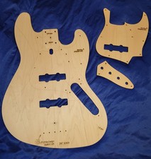 Custom Jazz Style Bass Guitar Body Router Template Vintage J  picture