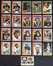 1976-78 Topps Oakland Raiders 20 Card Lot Tatum Stabler Biletnikoff Upshaw picture