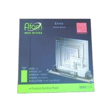 Ennis Textile Block Premium Building Model Kit Frank Lloyd Wright Atom Brick picture