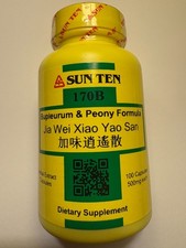 Sun Ten 170B - Bupleurum & Peony Formula (Jia Wei Xiao Yao San) 100 Capsules picture