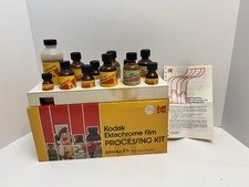 Vintage Kodak Ektachrome E-6 Film Processing Kit 1970s Box Bottles Manual picture